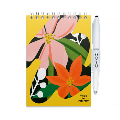 Erasable Notepad A6 - Flower Vibes