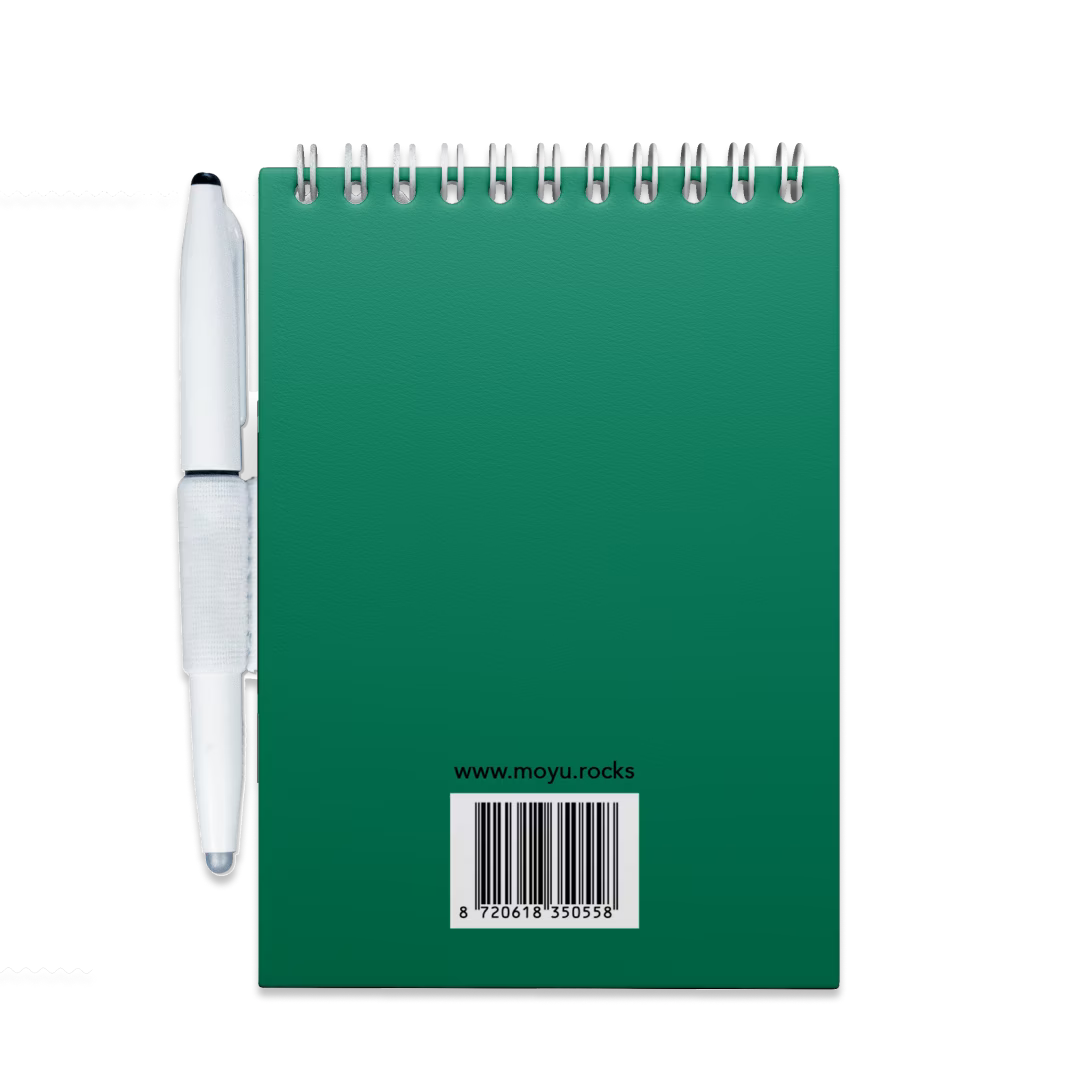Erasable Notepad A6 - Forest Green