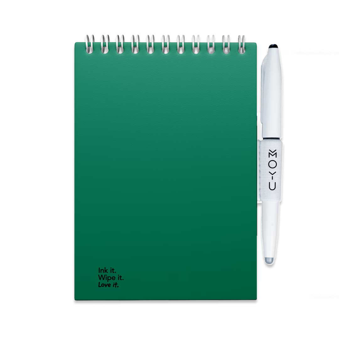 Erasable Notepad A6 - Forest Green