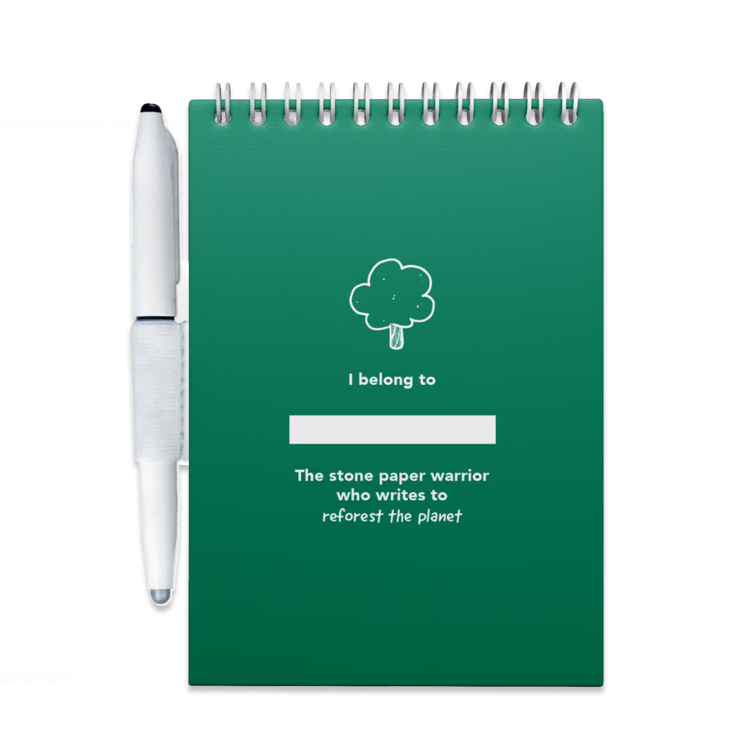 Erasable Notepad A6 - Forest Green