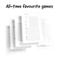 Erasable Game Book