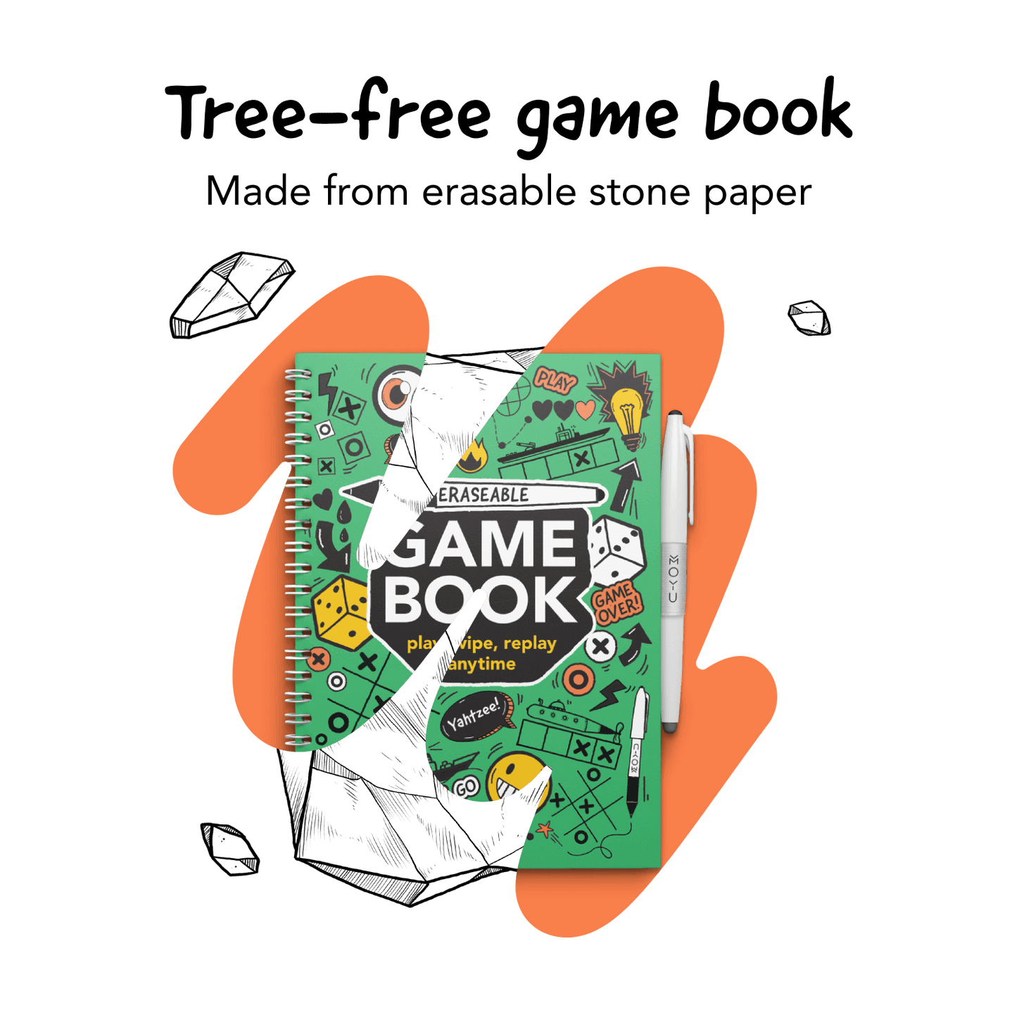 Erasable Game Book