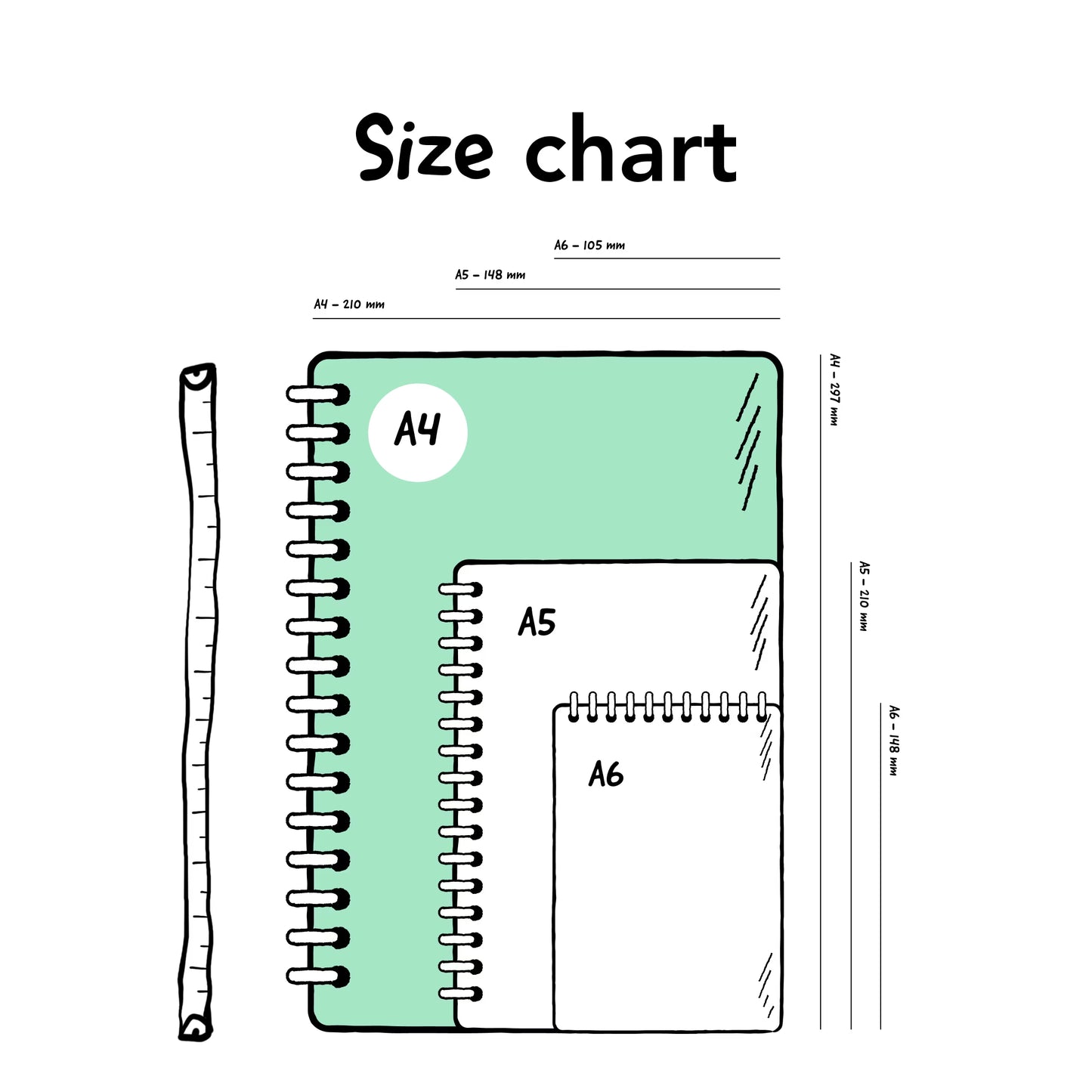 Erasable Notebook A4 - Flower Vibes