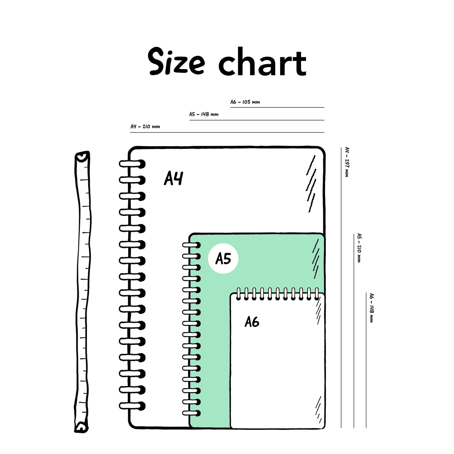 Erasable Notebook A5 - Love Garden