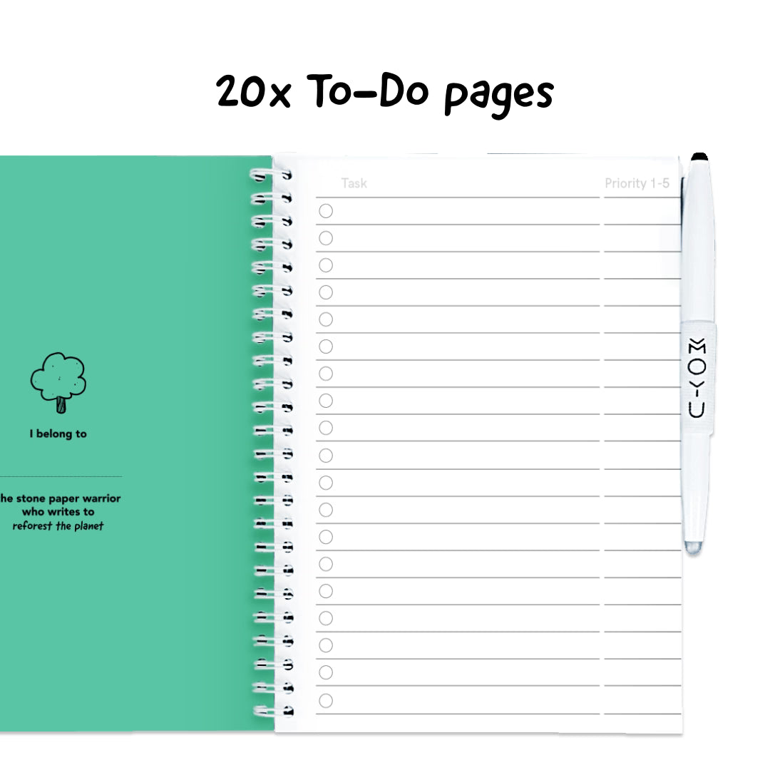 Erasable Planner A5 - To-Do Lists
