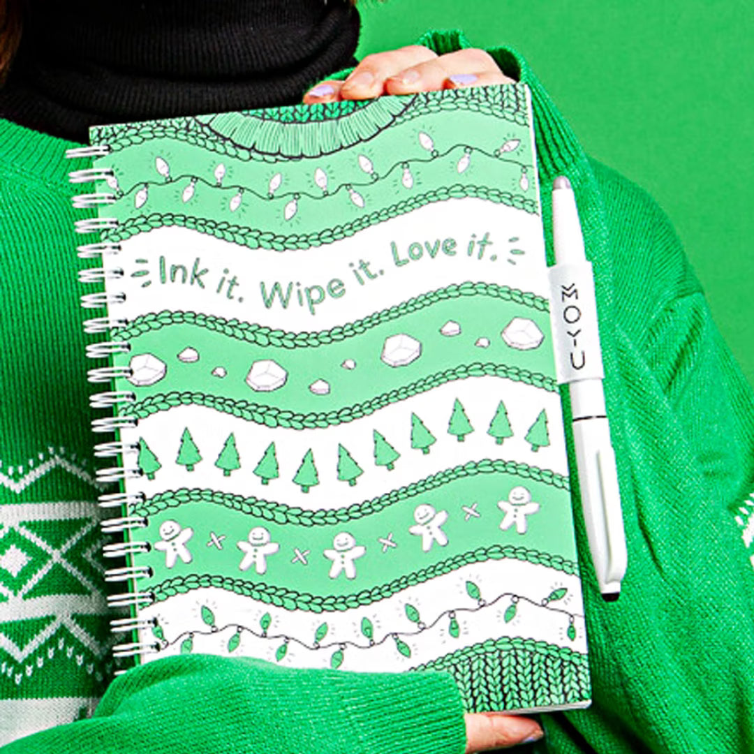 Uitwisbaar Notitieboek A5 - Ugly Christmas Sweater