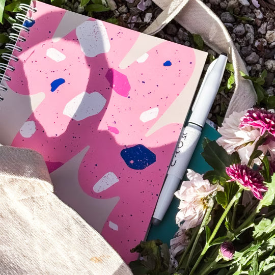 Erasable Notepad A6 - Flamingo Desert