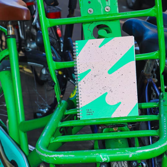 Uitwisbaar Schrijfblok A6 - Flashy Moss