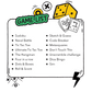 List of games in the game box