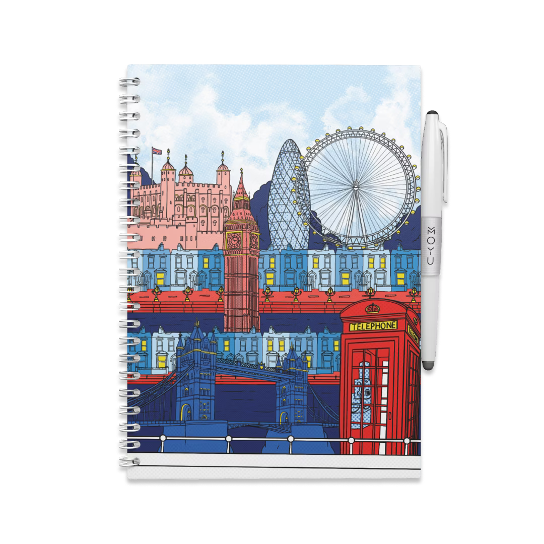 Uitwisbaar Notitieboek A5 - London Editie