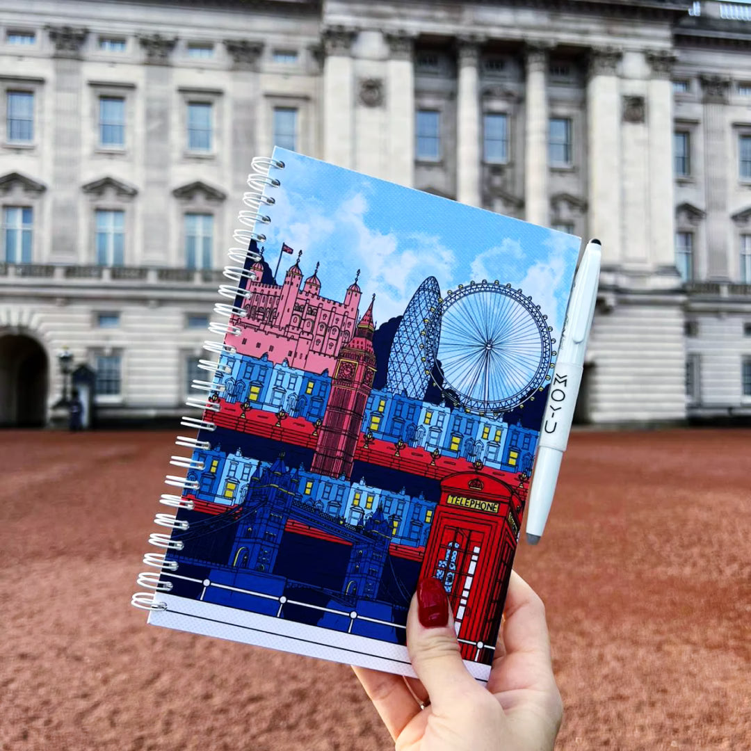 Uitwisbaar Notitieboek A5 - London Editie