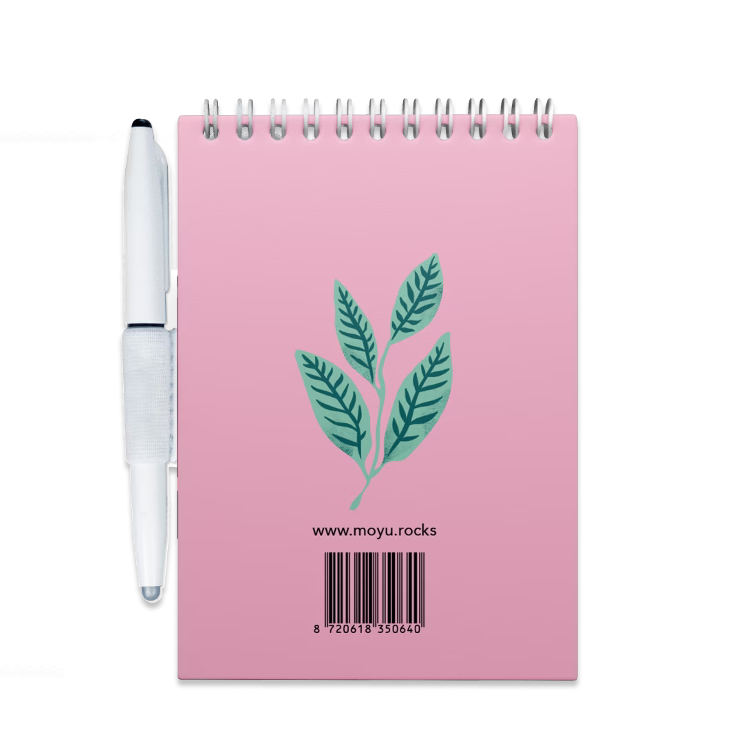 Erasable Notepad A6 - Love Garden