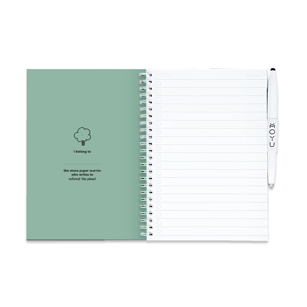 Erasable Notebook A5 - Lovely Leaf