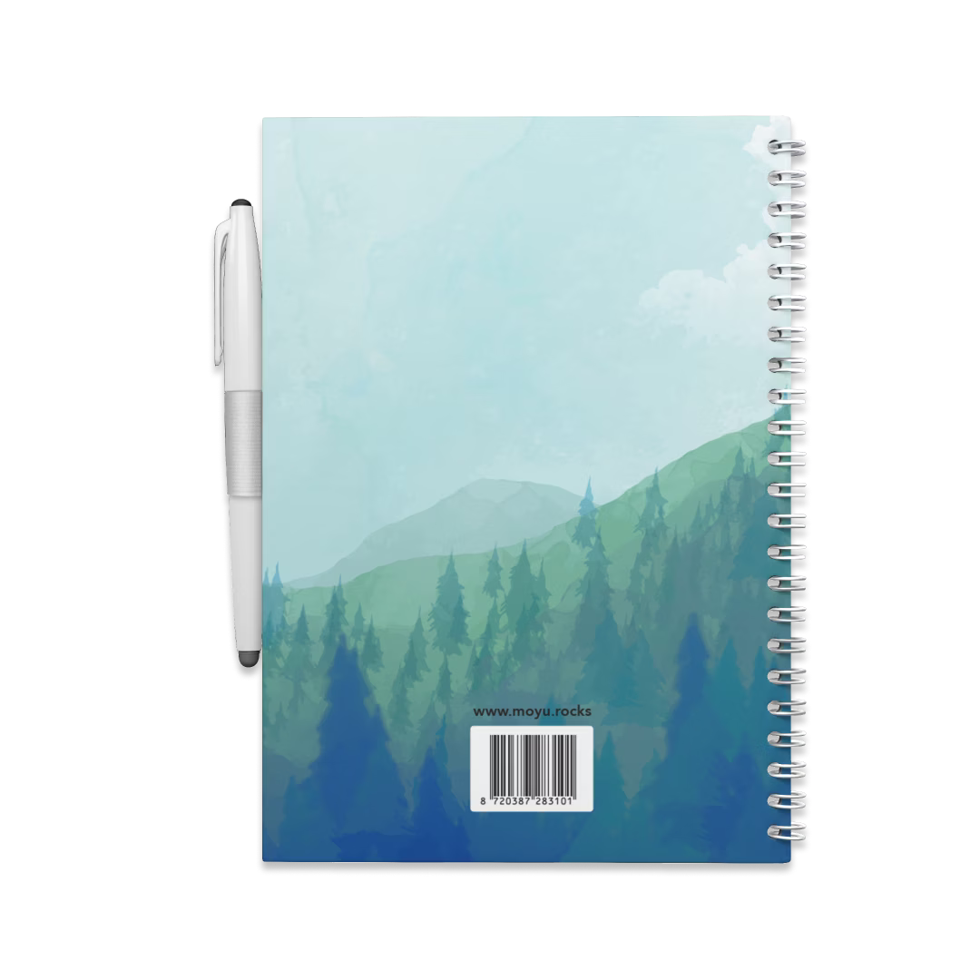 Erasable Notebook A5 - Misty Mountain