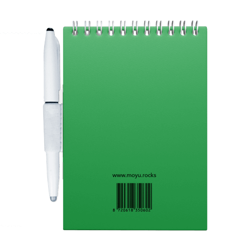 moyu-back-to-stone-notebooks-flashy-moss-A6-back-cover