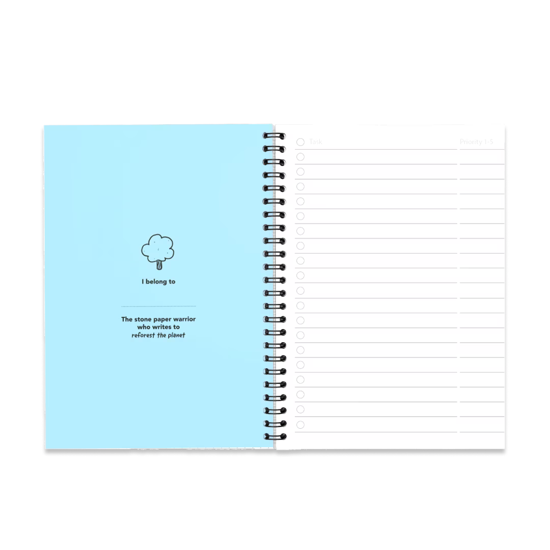 Uitwisbaar Notitieboek A5 - Stone Paper Warrior