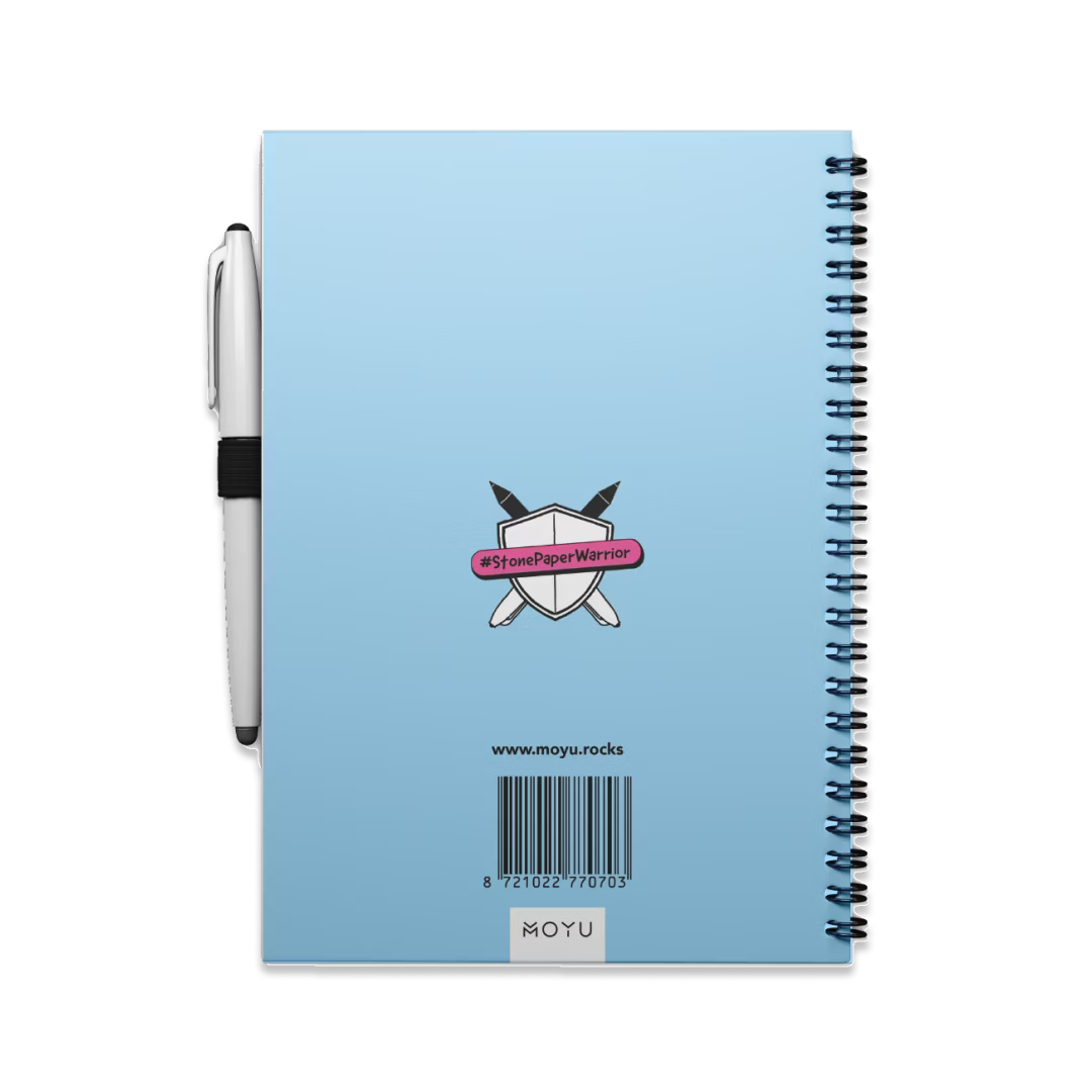 Uitwisbaar Notitieboek A5 - Stone Paper Warrior