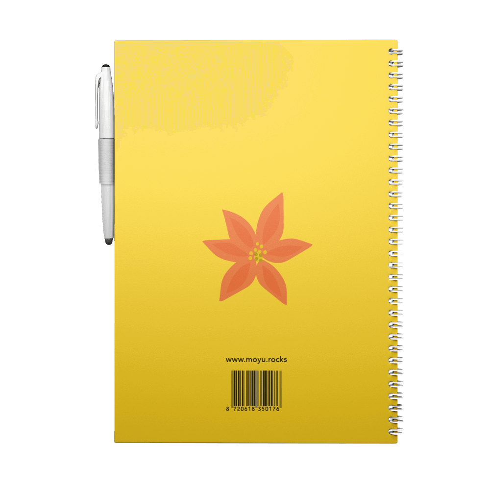 moyu-nature-on-rocks-notebooks-flower-vibes-A4-back-cover