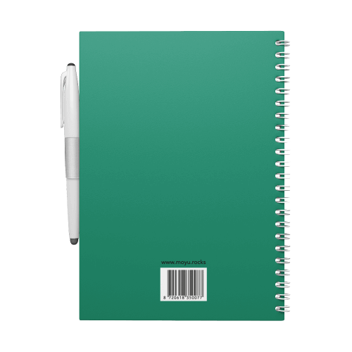 moyu-solid-elegance-notebooks-forest-green-A5-back-cover