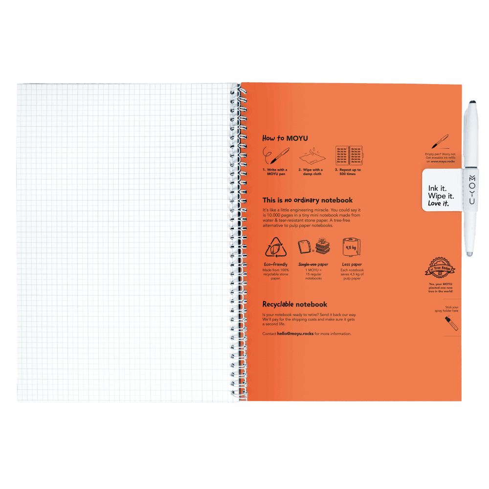 moyu-solid-elegance-notebooks-sunset-orange-A4-inside-back-cover