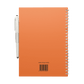 moyu-solid-elegance-notebooks-sunset-orange-A5-back-cover