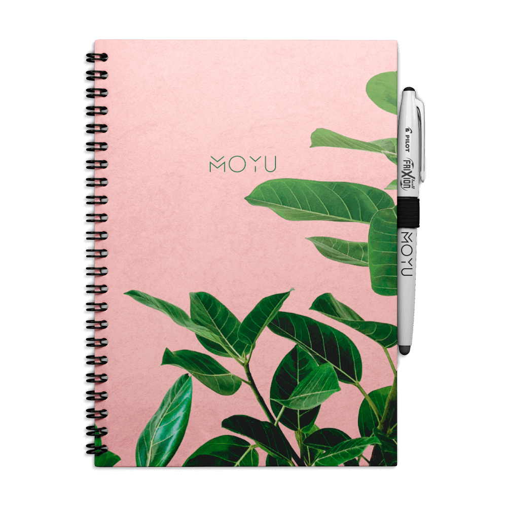 moyu-vintage-notebook-pink-planter-A5