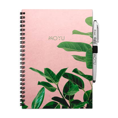 moyu-vintage-notebook-pink-planter-A5