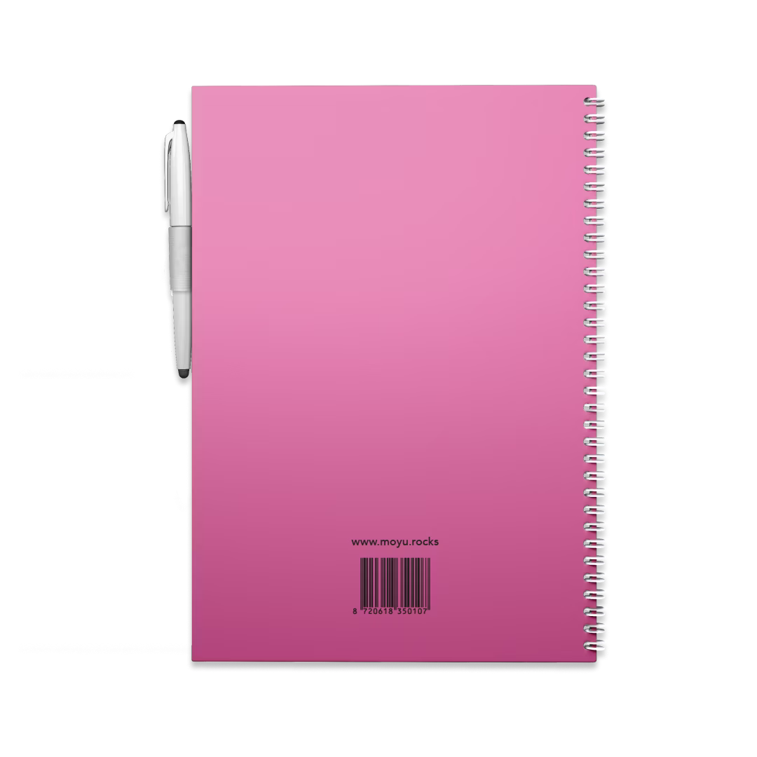 Erasable Notebook A4 - Passion Pink