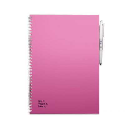 Erasable Notebook A4 - Passion Pink