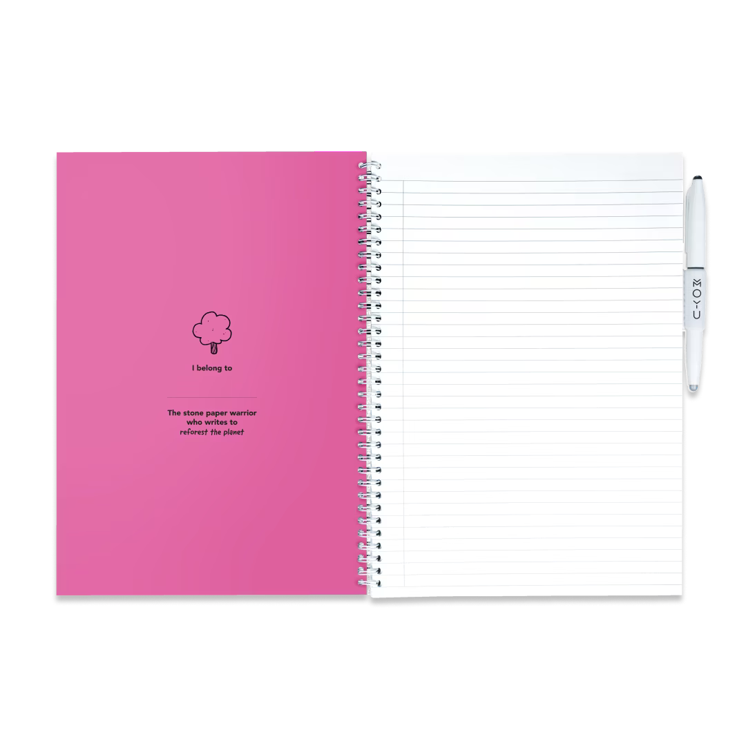 Erasable Notebook A4 - Passion Pink