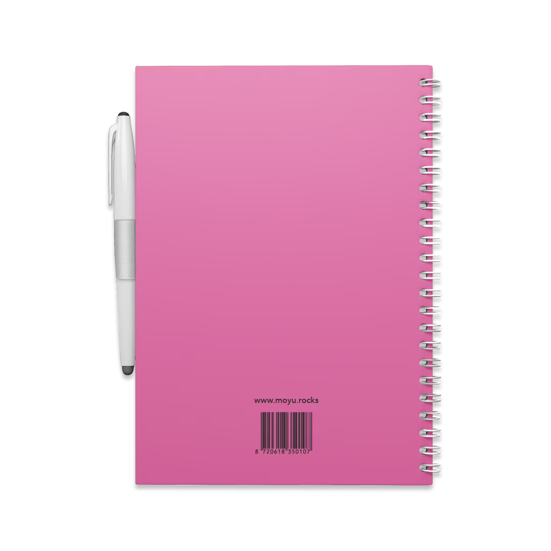 Erasable Notebook A5 - Passion Pink