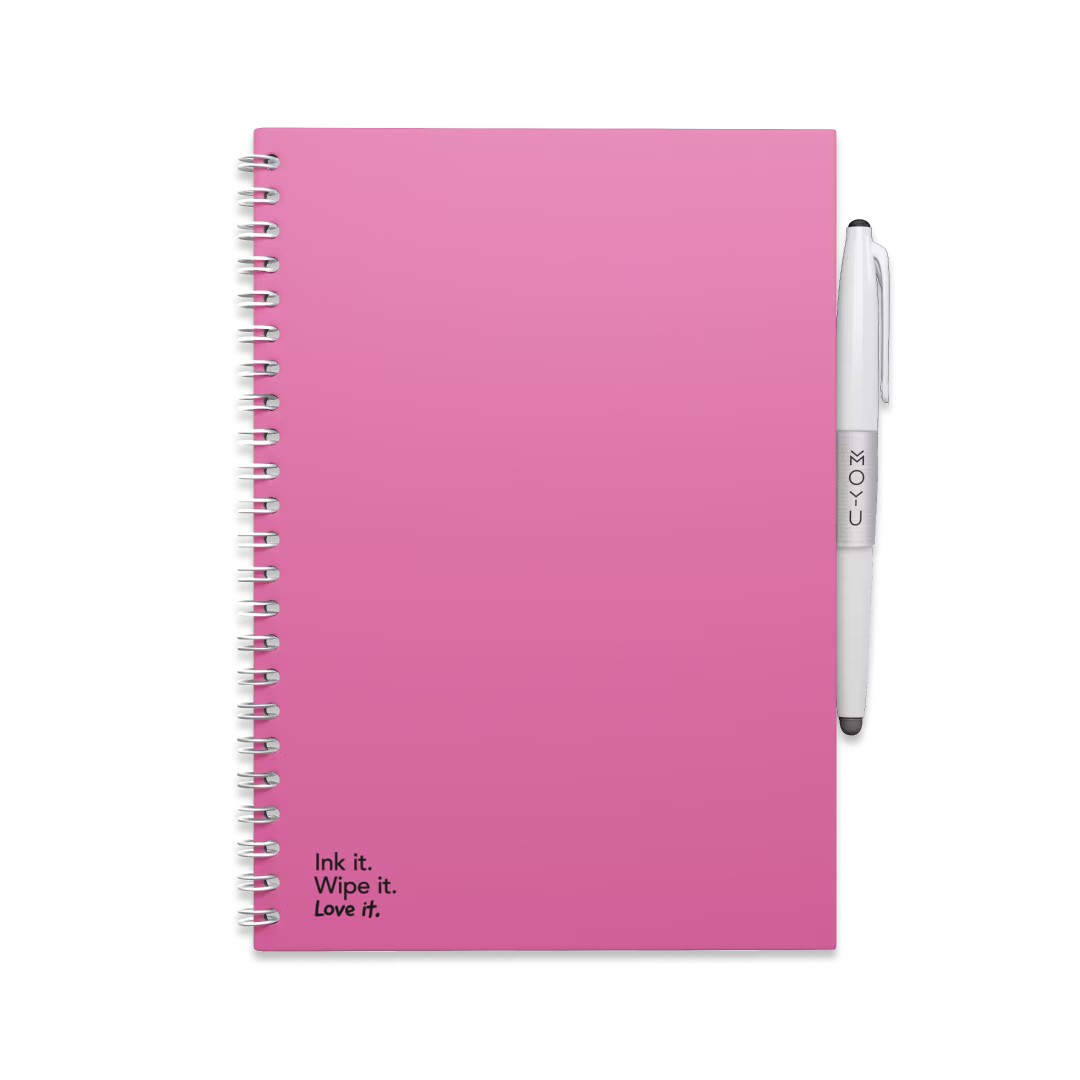 Erasable Notebook A5 - Passion Pink