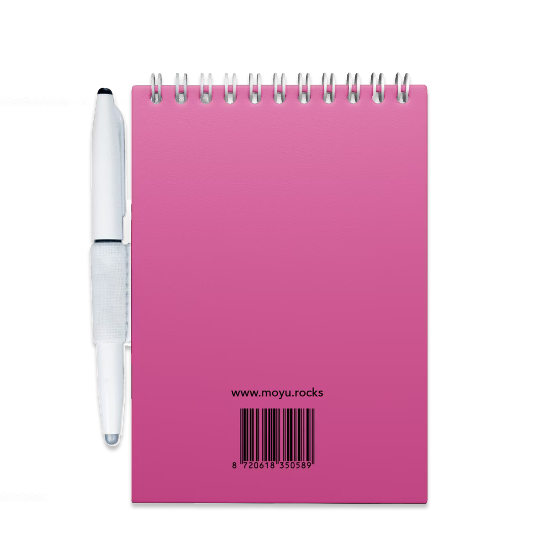 Erasable Notepad A6 - Passion Pink