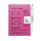 Erasable Notepad A6 - Passion Pink