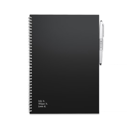 Erasable Notebook A4 - Pitch Black