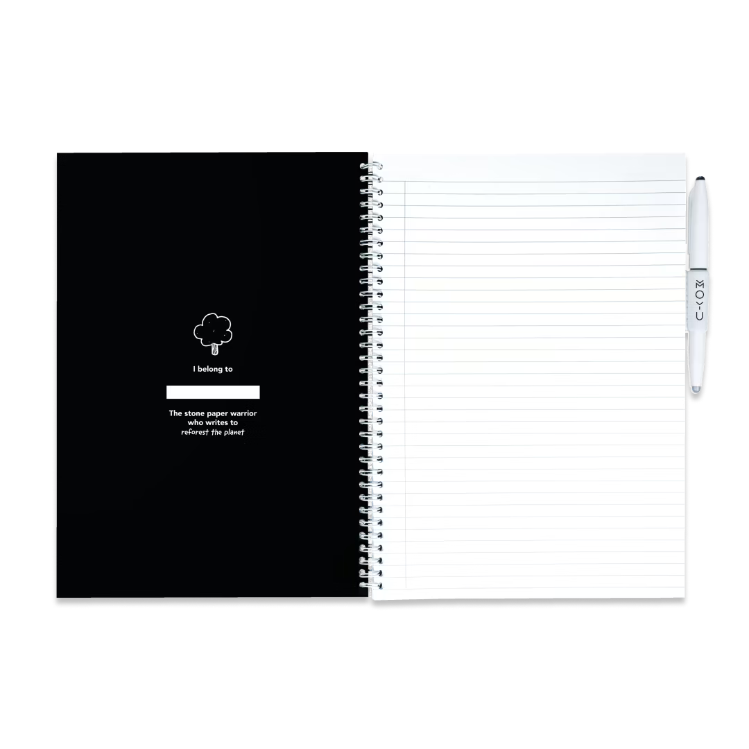 Erasable Notebook A4 - Pitch Black