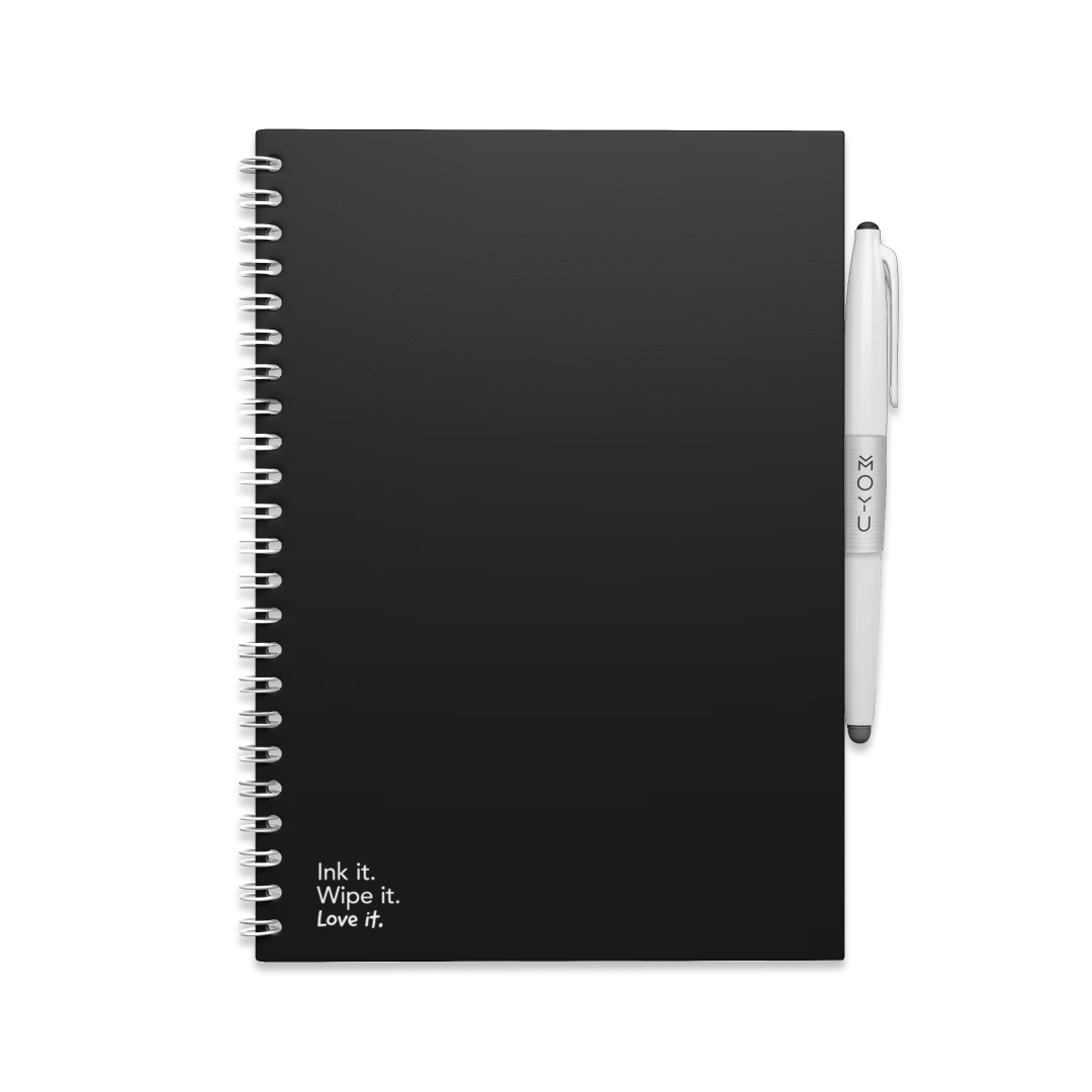 Erasable Notebook A5 - Pitch Black