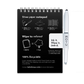 Erasable Notepad A6 - Pitch Black
