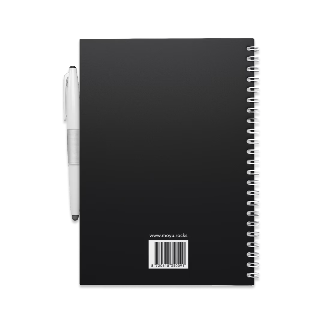 Uitwisbare Agenda A5 - Pitch Black 