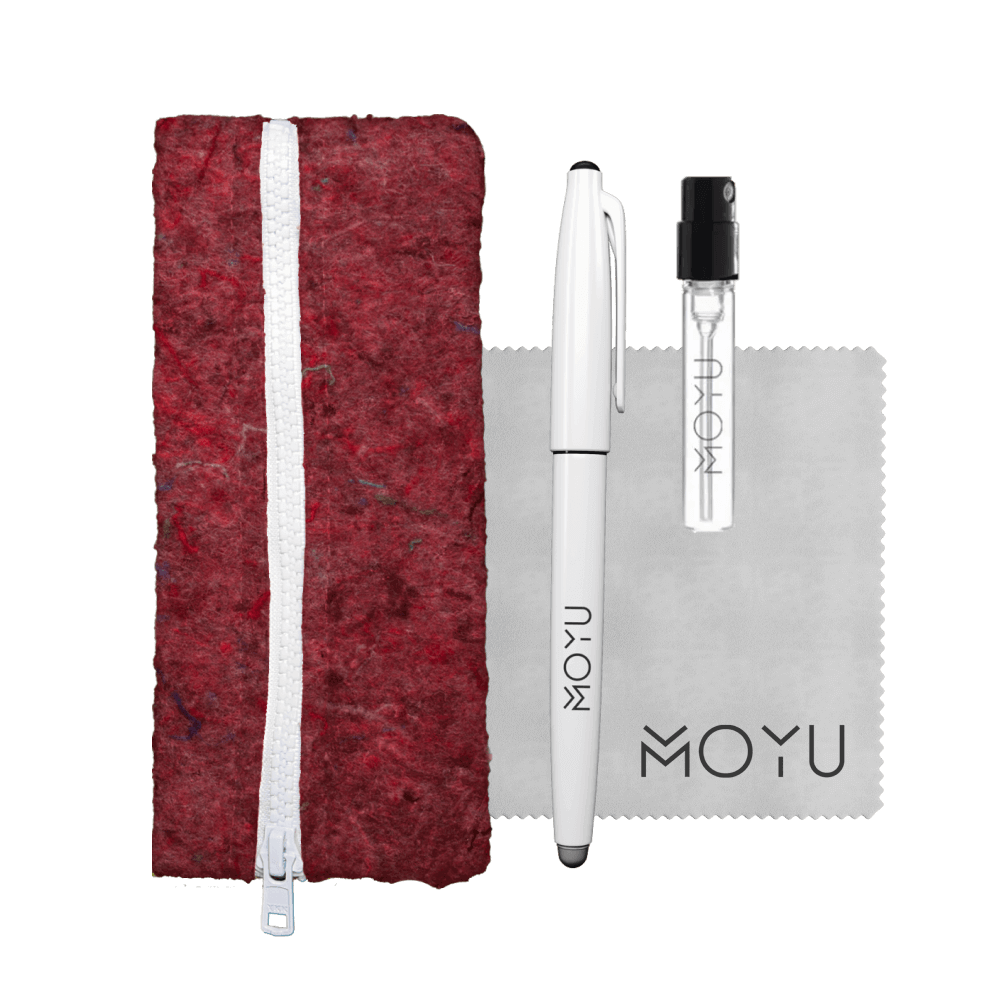 recycled-pencil-case-red-with-spray-cloth-pen