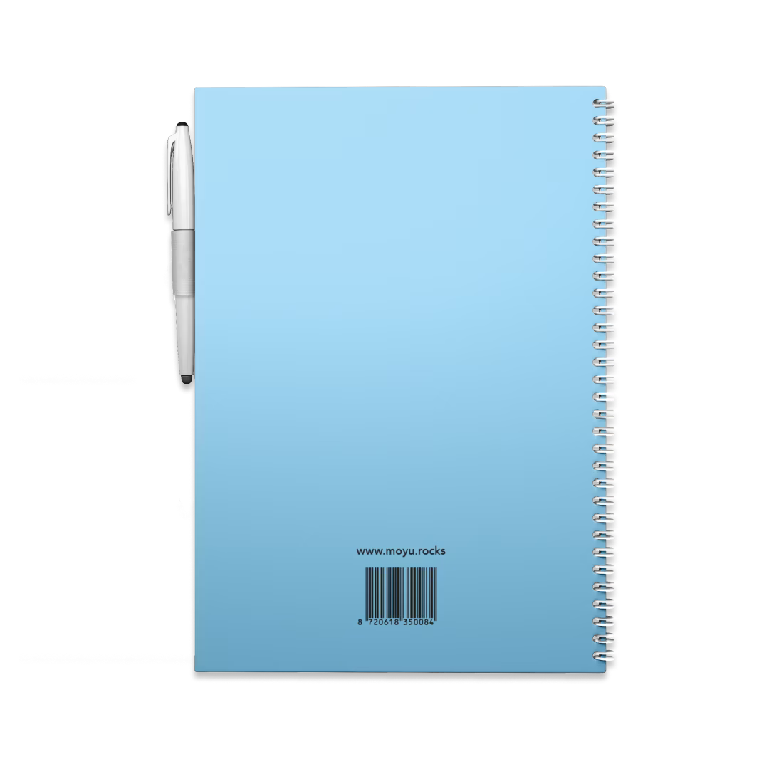 Erasable Notebook A4 - Rocky Ice
