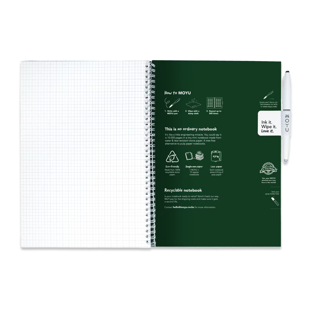 Erasable Notebook A4 - Safari Nights