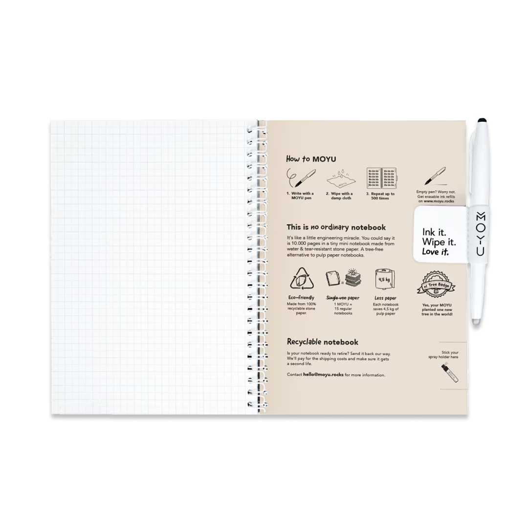 Erasable Notebook A5 - Sandy Jungle