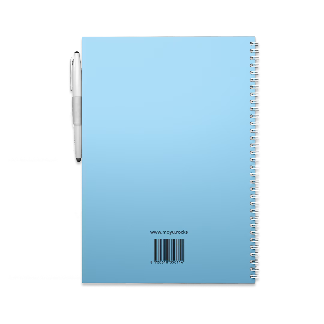 Erasable Notebook A4 - Sky Blue