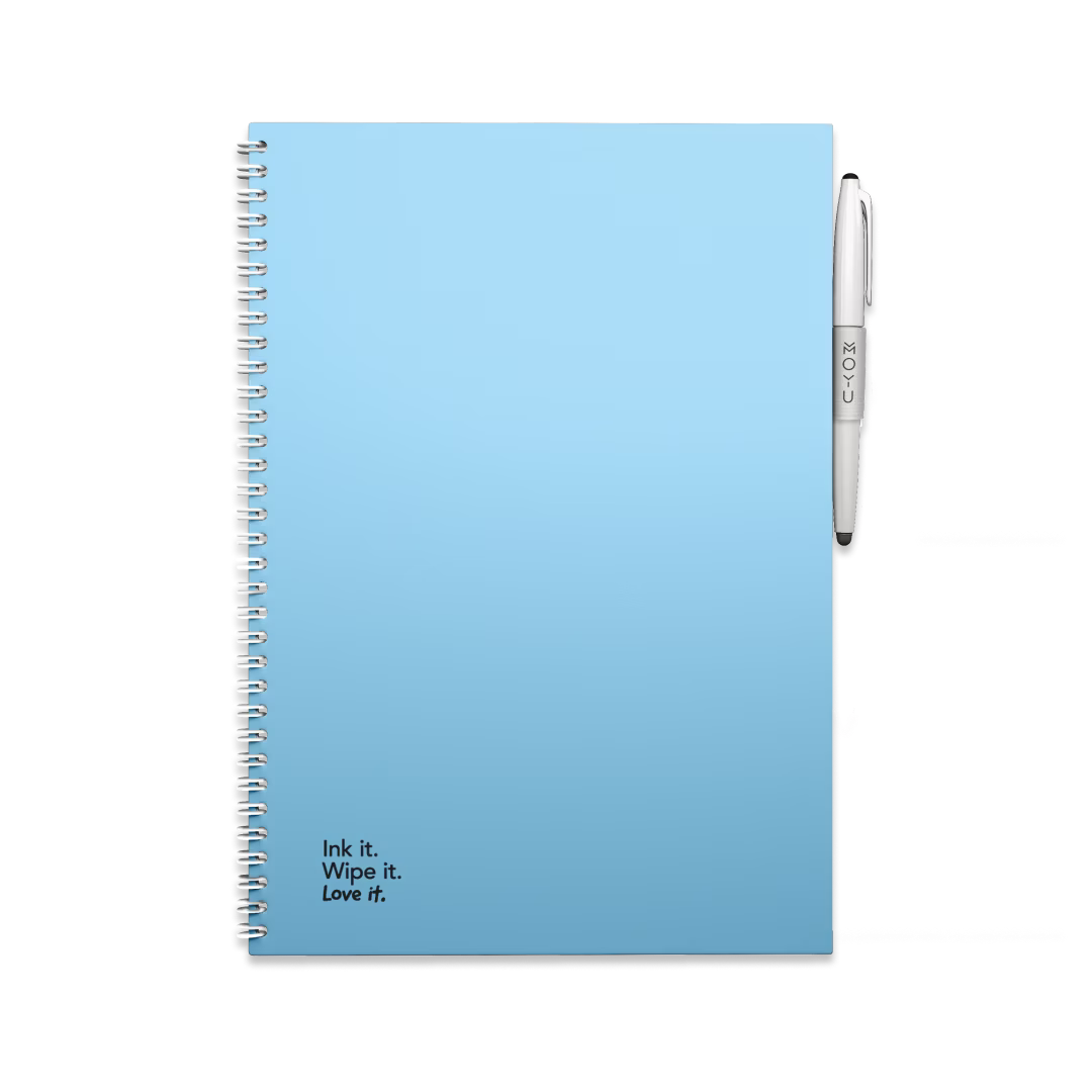 Erasable Notebook A4 - Sky Blue