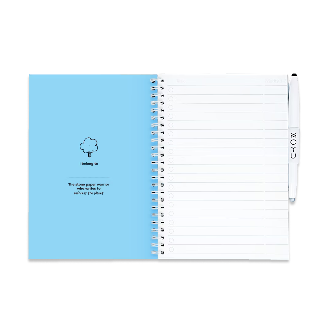 Erasable Notebook A5 - Sky Blue