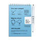 Erasable Notepad A6 - Sky Blue