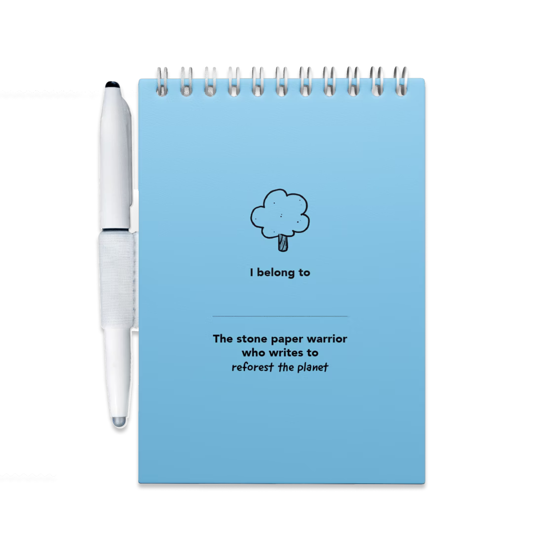 Erasable Notepad A6 - Sky Blue