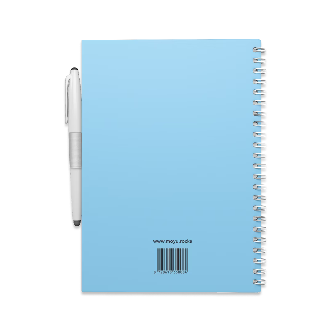 Uitwisbare Agenda A5 - Sky Blue 