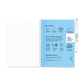 Uitwisbare Agenda A5 - Sky Blue 